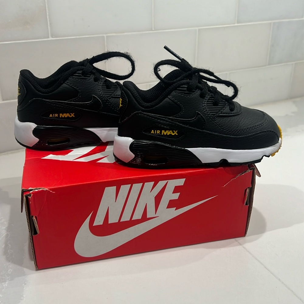 Air Max 90 LTR BT Toddler 7C Black/Yellow